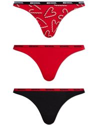 DIESEL - Stars-Utlt-3Pack Thong Set - Lyst