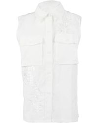 P.A.R.O.S.H. - Camicia C/Ricamo - Lyst