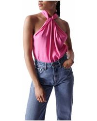 Salsa Jeans - Sleeveless Tops - Lyst