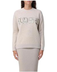 Max Mara - Kaschmir Bestickter Pullover - Lyst