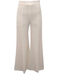 Twinset - Blau Hose Mit Seitlichem Reißverschluss - Lyst