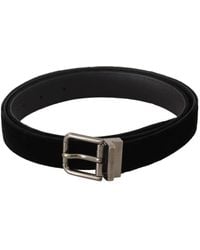Dolce & Gabbana - Veloursriem - Lyst