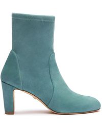 Stuart Weitzman - Mühelose polierte sockenstiefelette - Lyst
