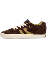 Globe - Schoenen ,Bruin ,Suède Skate Schoenen Encore-2 Dark Oak/Sulphur - Lyst