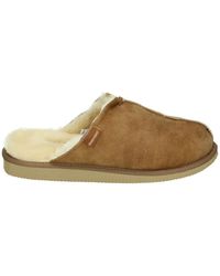 Shepherd - Schoenen ,Bruin ,Suède Hugo Suède Pantoffels - Lyst