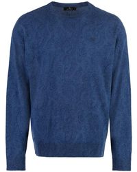 Etro - Round-Neck Knitwear - Lyst