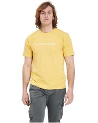 Jacob Cohen - Bedrucktes rundhals t-shirt - Lyst