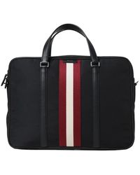 Bally - Gestreifte Aktentasche Mit Laptopfach - Lyst