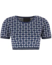 Givenchy - Tops ,Blauw ,Denim Stijlvolle Top Voor Modeliefhebbers - Lyst