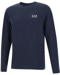EA7 - Long Sleeve T-Shirts - Lyst