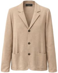 Zanone - Crepe Cotton Knit Jacket - Lyst