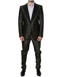 Dolce & Gabbana - Sicilia Tuxedo Suit In Jacquard - Lyst