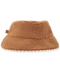 UGG - Flauschiger schalkragen-hut in kastanie - Lyst
