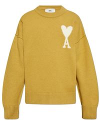 Ami Paris - Trui Met Logo - Lyst