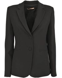 Pennyblack - Giacca formale in crepe con revers stretti - Lyst