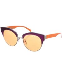 Marni - Rechthoekige Acetaat Zonnebril Me627S - Lyst