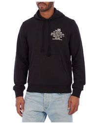 DIESEL - Moderne kapuzenpullover mit textdesign - Lyst