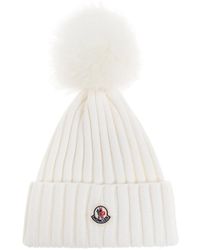 Moncler - Muts Met Pompon - Lyst