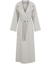 Max Mara - Lange Wollen Jas Voor Vrouwen - Lyst