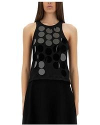 MSGM - Sleeveless Tops - Lyst