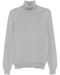 Fedeli - Truien & Vesten ,Grijs ,Cashmere Rolkraagtrui - Lyst