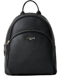 Gaelle Paris - Zaino nero con logo saffiano - Lyst
