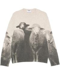 Moschino - Round-Neck Knitwear - Lyst