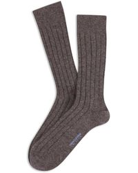 Marcoliani - Mar2502T Geribbelde Kasjmier Sokken Tot De Kuit - Lyst