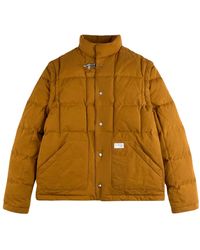 Fay - Jassen ,Bruin ,Katoen Down Flex Gear Jacket Archive - Lyst