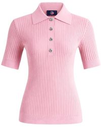 Fusalp - Tops ,Roze ,Polyester Vera Polo Shirt Met Korte Mouwen - Lyst