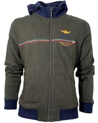 Aeronautica Militare - Herren Kapuzenpullover mit Tricolor Pfeilen - Lyst