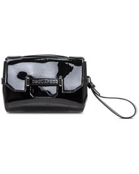 DSquared² - Tassen ,Zwart ,Leer Clutches - Lyst