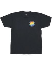 Obey - Tops ,Zwart ,Katoen Vrede & Liefde Klassieke Tee Vintage Zwart - Lyst