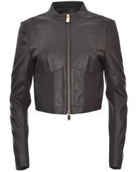 Pinko - Leather giacche - Lyst