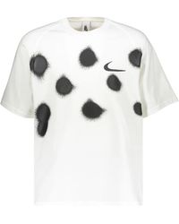 Nike - Fitness ,Wit ,Katoen Off Korte Mouw T-Shirt - Lyst