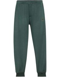 Lanvin - Pantaloni da jogging in jersey di lana verde scuro - Lyst