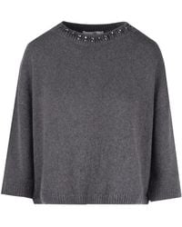 Liviana Conti - Round-Neck Knitwear - Lyst