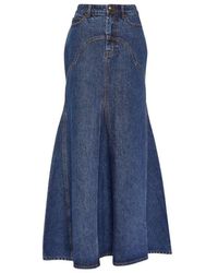 Zimmermann - Denim Skirts - Lyst