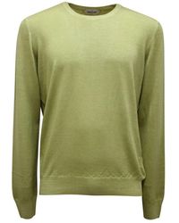 Gran Sasso - Wollpullover Grün Hergestellt - Lyst