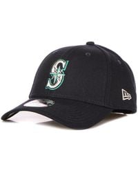 KTZ - Accessoires ,Zwart ,Polyester Seattle Mariners Gebogen Klep Pet - Lyst