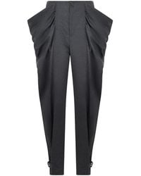 Alberta Ferretti - Tapered Trousers - Lyst
