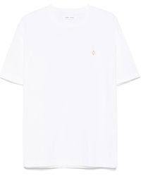 Samsøe & Samsøe - Tops ,Wit ,Witte Wandering T-Shirt - Lyst
