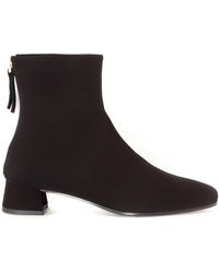 Roberto Festa - Schwarze Wildleder Stiefeletten Mit Reißverschluss - Lyst