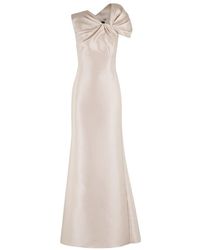 Alberta Ferretti - Elegantes mikado-kleid - Lyst