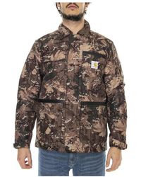 Carhartt - Jassen ,Veelkleurig ,Polyester Regular Fit Zip Jacket - Lyst