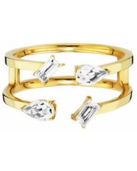 Caï - Zilveren Ring Met Witte Topaas - Lyst