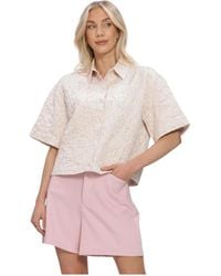 Nukus - Overhemden ,Roze ,Polyester Leena Blouse - Lyst