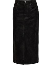 Isabel Marant - Rokken ,Zwart ,Denim Bisane Rok - Lyst
