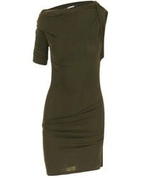Jacquemus - Gedrapeerde Mini-Jurk - Lyst
