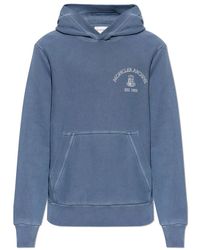 Moncler - Hoodies & Sweatvesten ,Blauw ,Katoen The Hoodie - Lyst